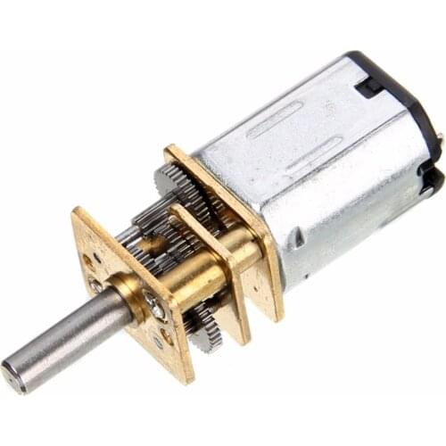 Mini Gear Motor DC 6V 200RPM Mini Gear Motor Metal Motors Model N20 Dia 3mm Shaft with Gearwheel DIY Gear Reduction Gear Motor