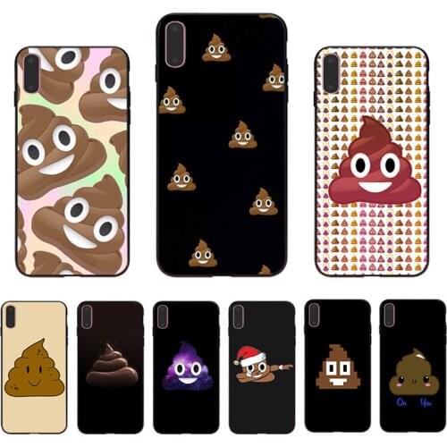 Funny Stool Smile Facial Expression Soft Cover For IPhone 11 Pro XS Max 12 Mini Matte Phone Case 6 6s 7 8 Plus SE 2020 XR 10 X
