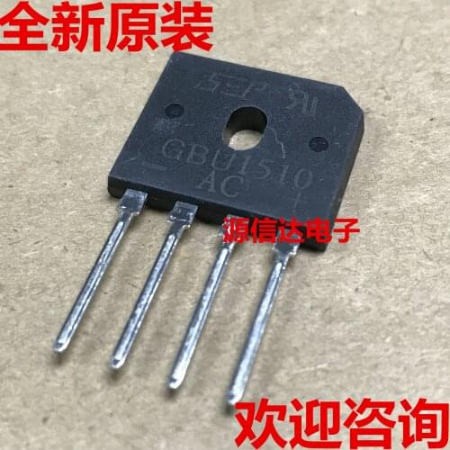 New and original GBU1510 15A 1000V induction furnace rectifier bridge stack import stock