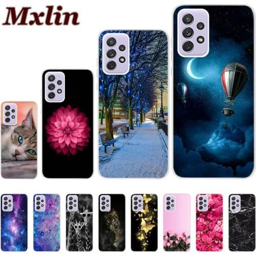 For Samsung Galaxy A32 A52 A72 Case 2021 Phone Cover Soft TPU For Coque Samsung A32 SM-A325F A 52 A 72 4G 5G Silicon Bumper Capa