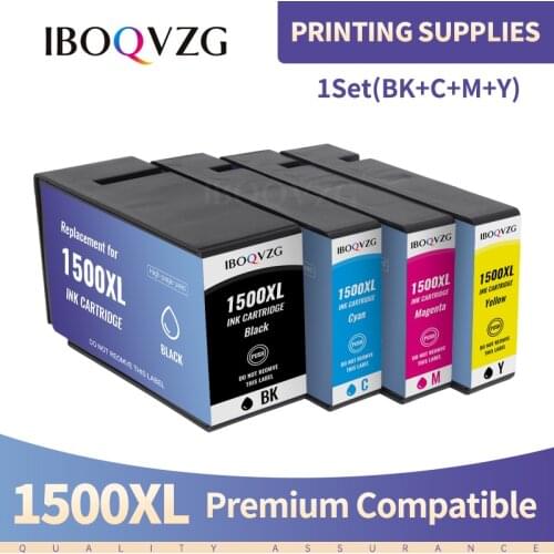 IBOQVZG Compatible Ink Cartridges Full Ink For Canon pgi 1500 PGI-1500XL PGI1500 for MAXIFY MB2050 MB2000 MB2300 MB2350 Printer