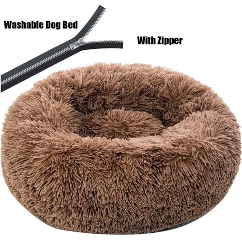 Super Large Dog Bed With Zipper Long Plush Pet Sofa Cat Mats House Washable Cushion Sofa Dogs Warm Sleeping Kennel Dropshipping