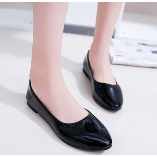2020 spring autumn solid color basic flat shoes casual wild loafers lightweight comfortable non-slip wear-resistant W38-83