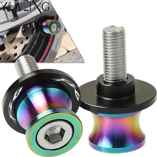 M6 Swingarm Stand Screws Motorcycle Swing Arm Spools Slider FOR YAMAHA FZ6 FAZER 2006 2007 2008 2009 2010 2011 2012 2013 2014