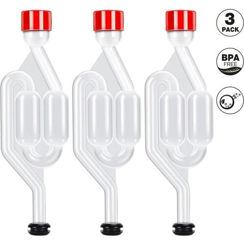 Plastic Material Air Lock Brew Wine Ferment The Chicken Bar Distiller Tools Water Seal Exhaust Valve Home Brew Beer Wine Tools