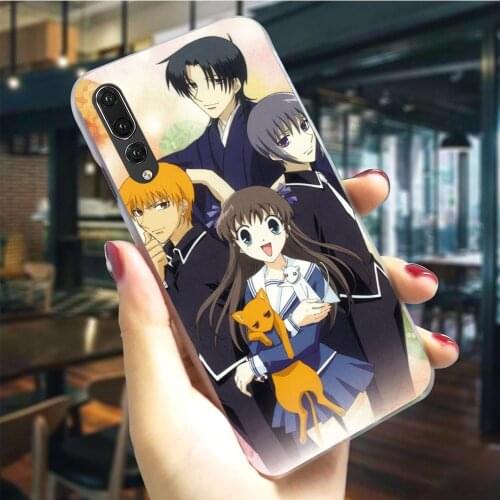 Fruits Basket Anime Hard Phone Case for Huawei P20 Cover P9 P10 Lite P20 Pro P30 P Smart Mate 10 20
