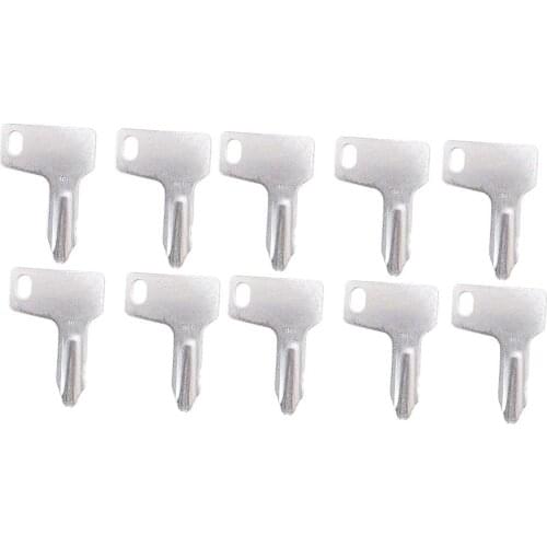 10 Ignition Keys AT110583 RG60472 933110-00301 Key 301 for Yanmar B14 B22-2 B7-3 SV100 VIO17 YB351 CBL40 V3-3 V4-5