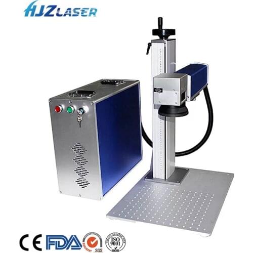 20 Watt Portable Ring / Bird Ring Engraving Metal Marking Face Image Printing Mini Fiber Laser marking machine with CE FDA