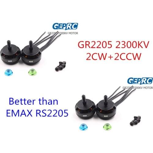 4set/lot GEPRO GR2205 2300KV Brushless Motor for FPV Quad Racing 2 CW /2 CCW wholesale Dropship Better than EMAX RS2205