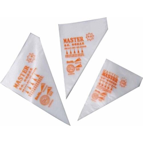 50/20/10PCS PE Disposable Pastry Bag S/M/L Confectionery Bags Cake Cream Icing Fondant Decorating Kitchen Baking Piping Bag Tool