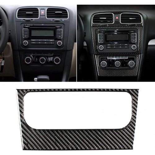 80% Hot Sell Car Central Control Air Conditioning Frame Sticker for VW Golf 6 R MK6 08-12