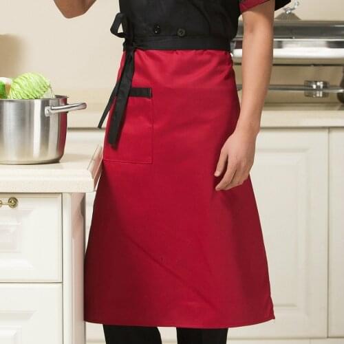 Free Shipping New Delicate Kitchen Restaurant Cooking Apron Half Apron for Chef Waiter Kitchen Cook