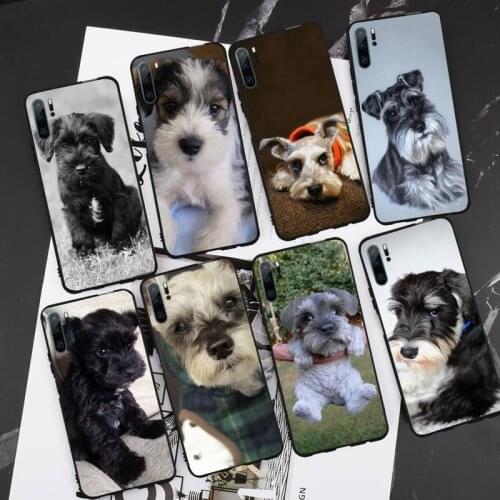 Lovely Dogs Schnauzer Phone Case For Huawei P20 P30 P40 lite Pro P Smart 2019 Mate 10 20 Lite Pro Nova 5t