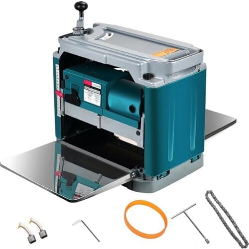 220-230v Woodworking Electric Planer Multi-function Single-sided High-power Desktop Copper Flattening Planer Power Tool LK