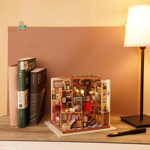 Robotime Wooden Dollhouse Kits DIY Dollhouse Miniature with Doll House Furniture Girls Gift Best Collection for Dropshipping