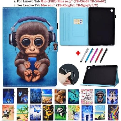 For Lenovo Tab M10 FHD Plus Case 10.3 Tablet for Lenovo Tab M10 TB-X606F TB-X606X TB-X605F TB-X605L TB-X505F TB-X505X 505L Cover