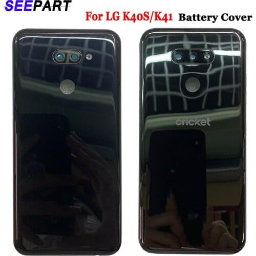 The battery cover is suitable for LG K40S/K41 rear battery cover glass shell rear door panel shell repair parts