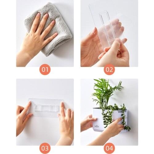 Square Wall Hanging Planter Succulent Planting Flower Pot Holder for Plants K0AB