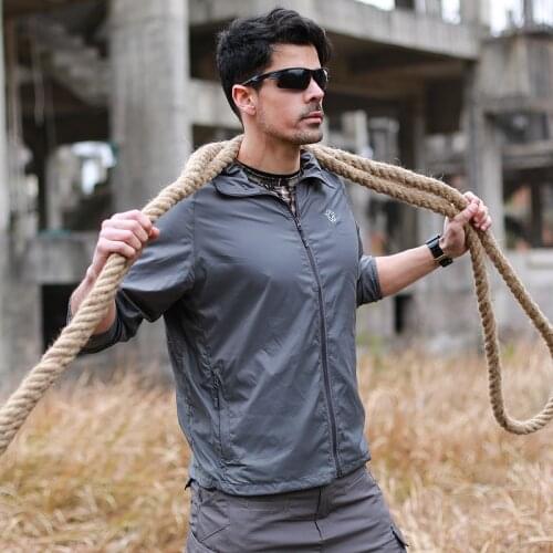 Outdoor Camping Hiking Anti-UV Shirt Male Female Sunscreen Tactic Skin Clothes Men Quick Drying Camouflage Cycling Fishing Coat