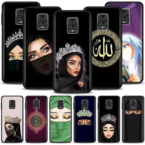 TPU Soft Case for Xiaomi Redmi Note 10 Pro 8T 9T 9S 7 8 9 Pro 7A 8A 9A 9C Matte Phone Cover Funda Capa Muslim Islamic Girl Face