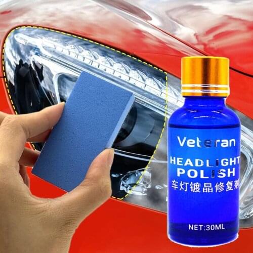 News 30ML Car Headlight Repair Coating Solution Repair Kit Oxidation Rearview Coating Headlight Polishing Anti-scratch Liquid