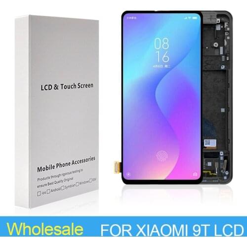 5Pcs Wholesale 6.39Inch Mi 9T Display For Xiaomi 9 T Lcd Panel Touch Screen Digitizer Assembly For Redmi K20 K20Pro Display