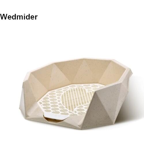 Dog Toilet Training Plastic Geometric Design Indoor Dog Toilet Resin Puppy Indoor Home Plastic Sandbox