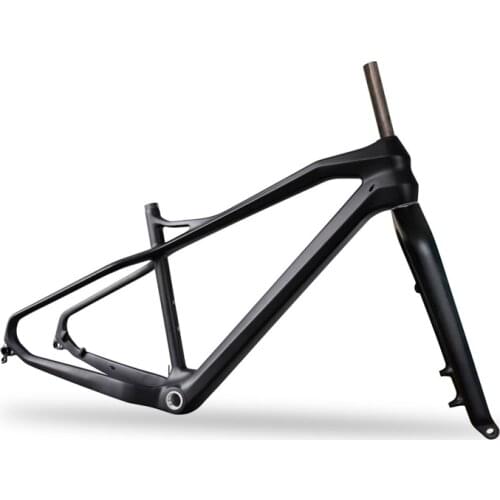 11.11 ICAN 26er carbon fat bike frame 197mm rear space 100mm BB fat bike carbon frame UD matt 17/19 inches