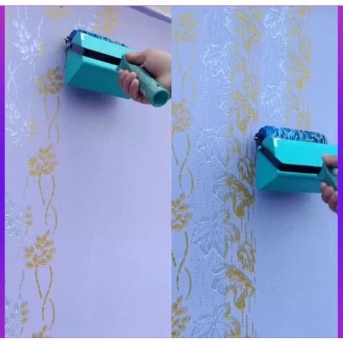 Wall Decoration Paint Roller 5" Rubber Brush Tools Roll For Wallpapering Room House Wallpaper Modern Decor Painting Machine