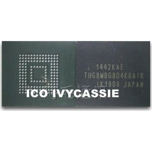 THGBMBG8D4KBAIR EMMC EMCP UFS 32GB eMMC BGA153 NAND Flash Memory IC Chip Soldered Ball