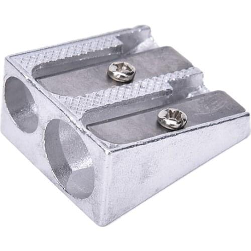 3pcs Double Hole Pencil Sharpener Cute Classical Makeup Pen Sharpener For Girls Gifts Back To School Supplies Korean Stationery