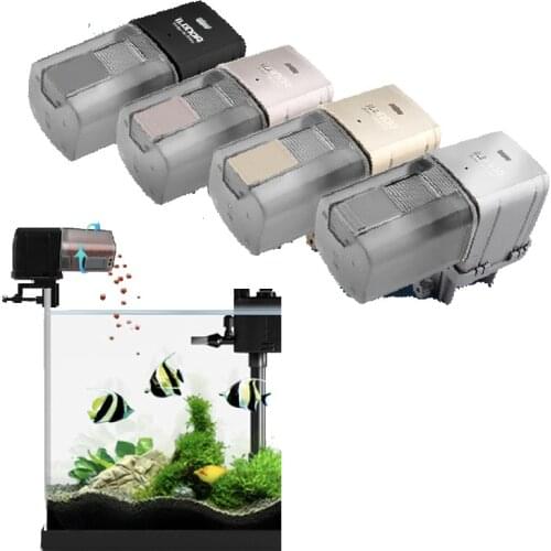 Wi-Fi Remote Intelligent Fish Tank Feeding, Offline Feeding, Aquarium Timing Feeder APP Supports 24 Languages