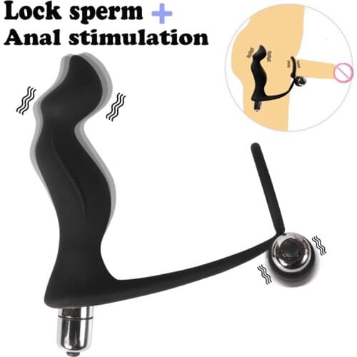 New Design Prostate Massager Vibrator Anal Plug Silicone Waterproof Sex Toy Tools Vibrator for Men Couple Butt Delay Ejaculation