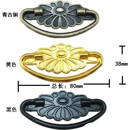 100Pcs Zinc Alloy Vintage Simple Design Cabinets Handle/Pull Handle Knob