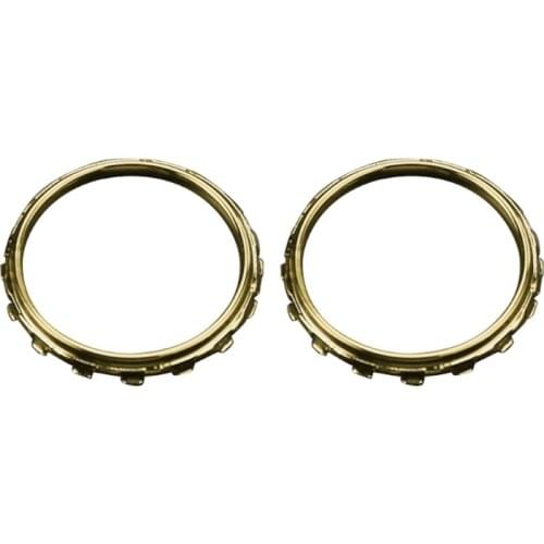 2pcs Replacement Accessories Accent Rings for DualSense 5 PS5 Controller - Controller NOT Included