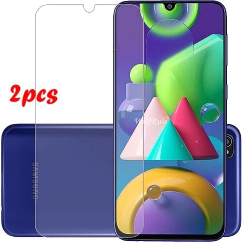 2Pcs For Samsung Galaxy M21 Glass For Galaxy M21 Tempered Glass Film 9H Screen Protector Protective Glass for Samsung M21 M215F