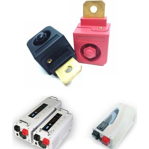 2 Pcs Connectors Terminals True Copper 300A Binding Post Inverter Terminal Power