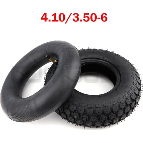4.10/3.50-6 inner and outer tires for scooter tires, 6 inch lawn mower and snow mud tires