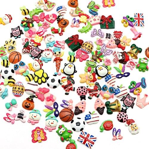 David accessories 20pcs/set,Pattern Randomly 3D Resin Transparent Accessories DIY Craft Supplies Decoration Toys,1Yc11155
