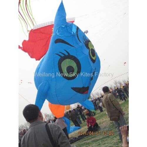Big soft fun factory vlieger cerf volant cometas pipa voadora kites for adults kite flying windsock ripstop koi fish brinquedos