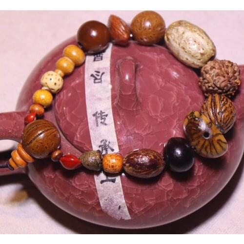 18 seed bodhi bracelet multi-treasure Buddha beads hand string tourism Buddhist temple bond Good luck blessing women men