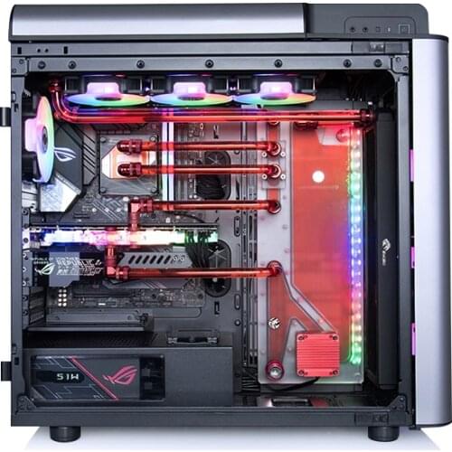 BYKSKI Distro Plate For Thermaltake LEVEL20 GT PC Case, Water Tank For LEVEL20 GT, Watercooling , RGV-TT-LEVEL20GT-P