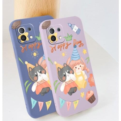 Celebrating Girl Phone Case For Xiaomi Mi 11 lite Ultra 11i 10T 9T Pro Lite 10 10S 9 8 lite Pro Poco F2 X2 F3 Pro Cover