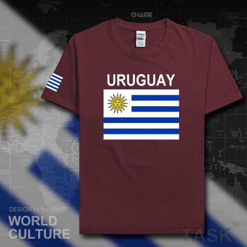 Uruguay men t shirts 2017 jerseys nation team tshirt 100% cotton t-shirt gyms clothing gyms tees country sporting URY Uruguayan