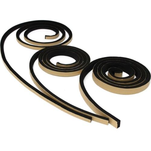 2m Single Sided Self Adhesive Seal Strip Door Window Foam Seal Tape Strip Collision Avoidance Sealing Strip