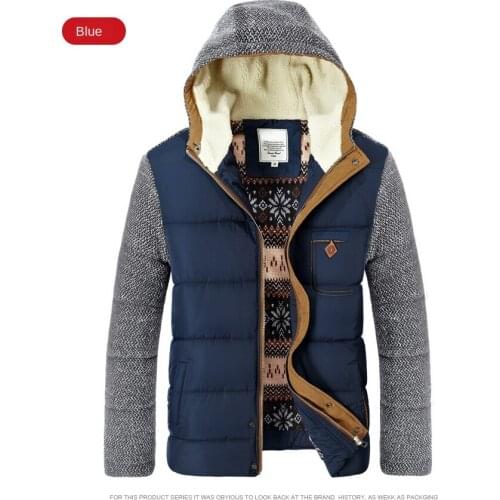 Winter Coat Men Warm Parkas Thick Fleece Cotton Male Pilot Coat Slim Zipper Hooded Bomber Jackets Velvet Mens Brand Clothing