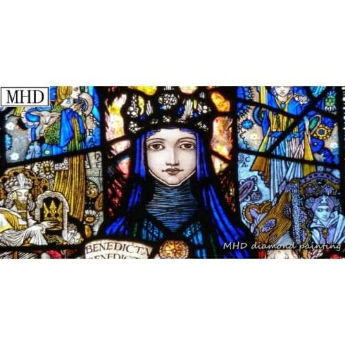 New 5d diy diamond painting religious woman mosaic full square diamond cross stitch 3D diamond embroidery kit