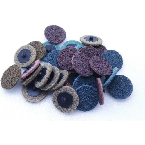 New 30pcs/set 2"/50mm Surface Conditioning Disc Roloc Roll Lock Fine Medium Coarse Sanding Tools Set