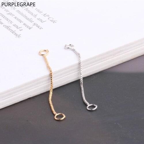 DIY earrings jewelry material pendant accessories handmade copper plated 18k gold earrings double headband hanging 8 pieces