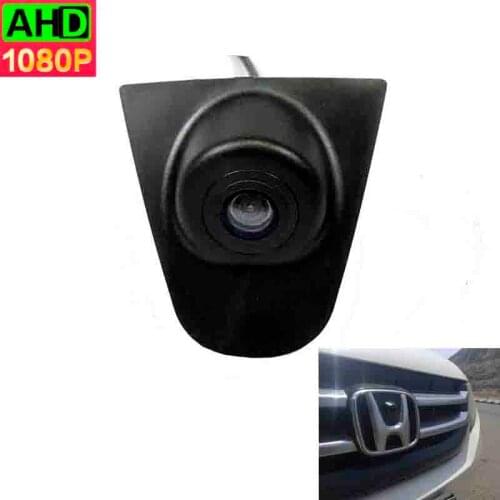 Wide Angle 1920*1080P AHD Night Vision Car Front View Logo Camera for Honda CRV 2012 2013 Firm Installed In the Logo
